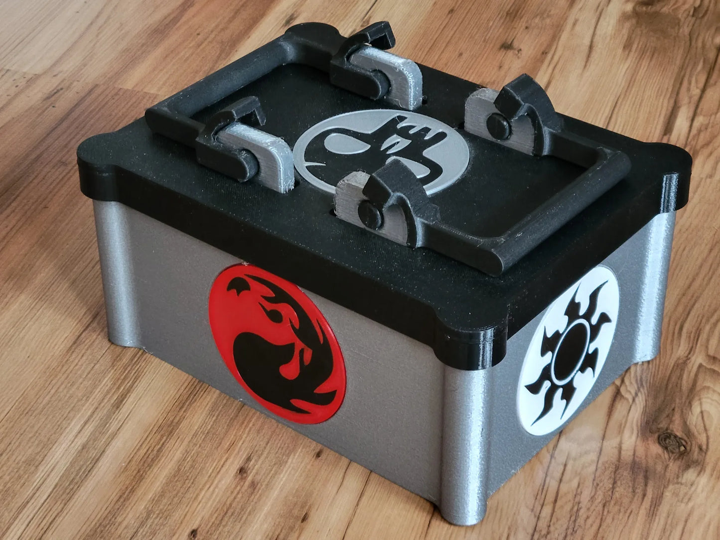 Deck Box with Handles and Modular Side Graphics