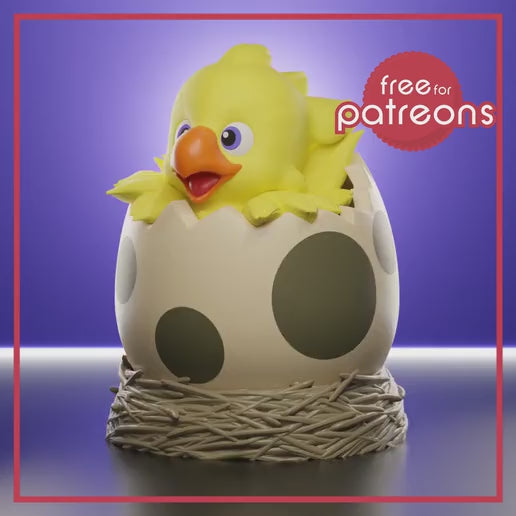 Chocobo Hatchling Deck Cradle